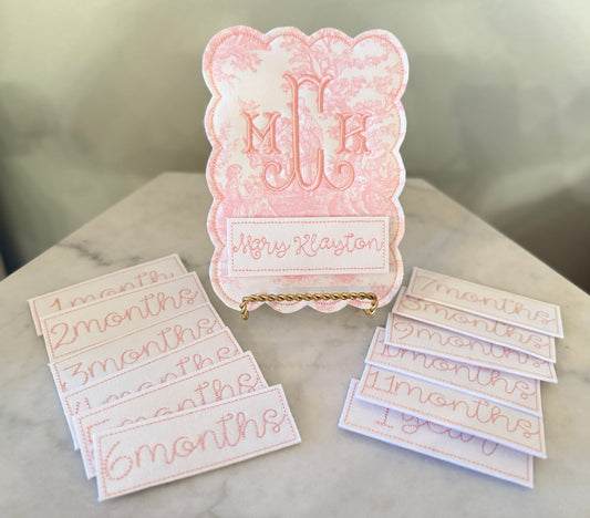 Monthly Milestone Photo Prop