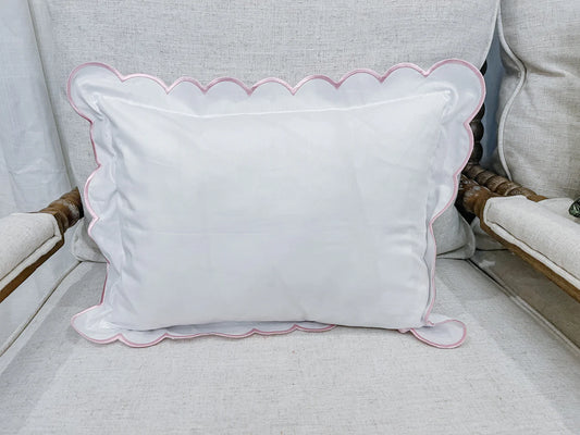 Scalloped Pillowcase